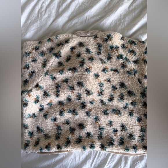 Thread & Supply Cream and Camo Fleece Jacket M - Picture 5 of 5